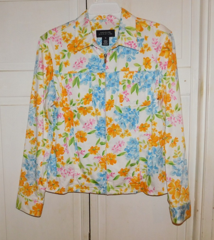 NICE PREOWNED JONES NEW YORK SIGNATURE JACKET WOMENS SIZE MEDIUM