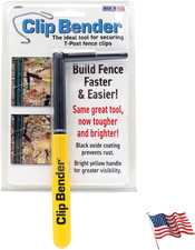 - Made in the USA - Steel Tool Used for Securing T-Post Fence Clips - Comfortabl