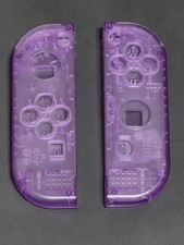 ExtremeRate Clear Purple Joy-Con Shells for Nintendo Switch   Shells Only