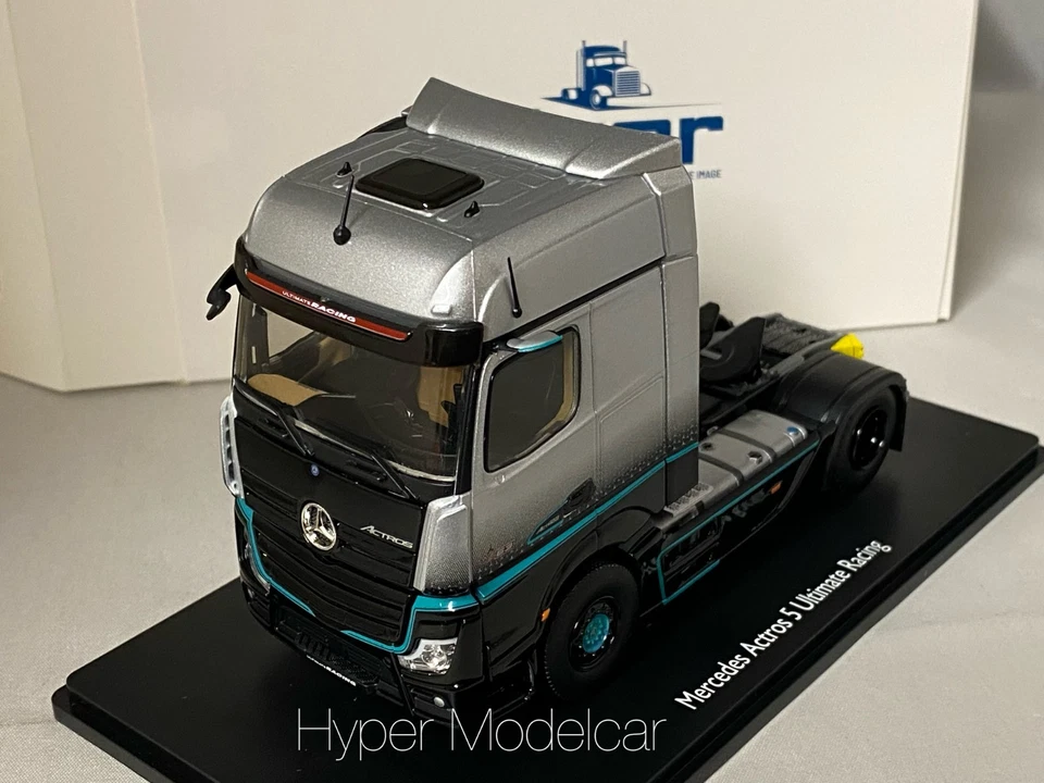 Eligor 1/43 Mercedes Actros 5 Tractor Ultimate Racing 2018 Grey Art.116882 - Immagine 4 di 4