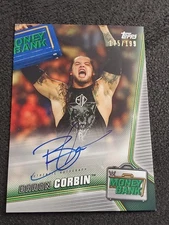 2019 Topps WWE Baron Corbin Money in the Bank Auto /199 #A-BC