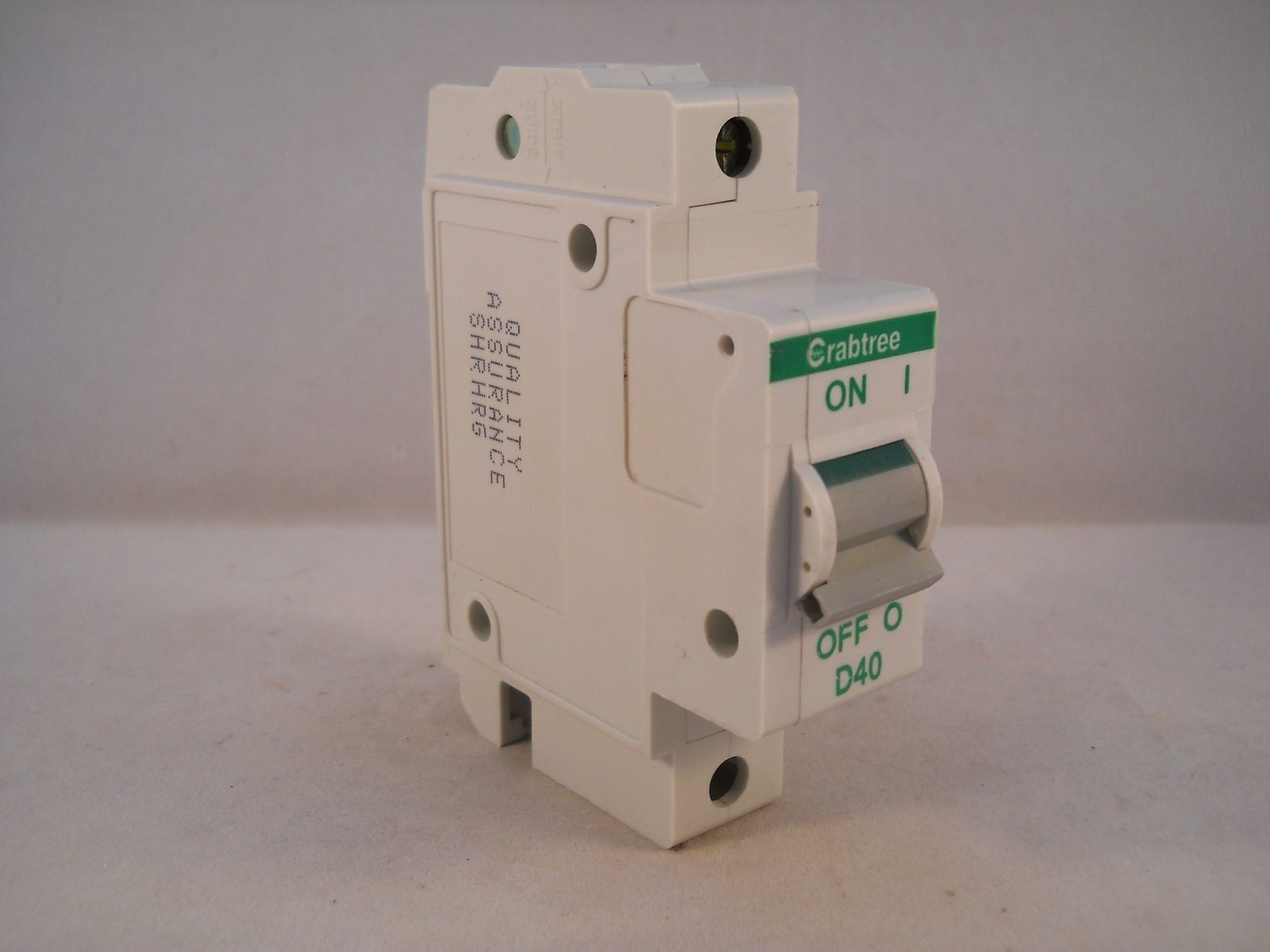 Crabtree Polestar MCB 40 Amp Type D 40A Single Pole Circuit Breaker 60D/40