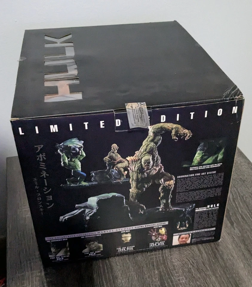 New! Marvel Abomination Hulk Fine Art Statue LE /1300 (Kotobukiya, 2008) Movie - Image 2 of 4