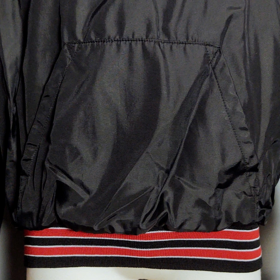 Pullover de Colección Años 90 Holloway Cortavientos 1/4 Cremallera Para Hombre XXL Forrado Bolsillos Negro EE. UU. Foto 3 de 4