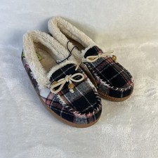 NWT Western Chief Slip-On Elaine Moccasin SZ 9 Comfort Fur Slippers Cushioned