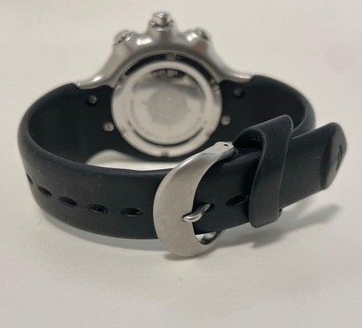 OAKLEY DETONATOR Rare Chronograph Triple Calendar Red Black Silver