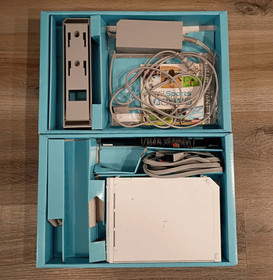 Nintendo Wii RVL-001 Console Bundle No Controllers INCLUDES Wii Speak TESTED