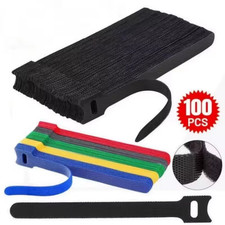100PCS Cable Organizer Cable Management Cable Winder Tape Protector for Wire Tie
