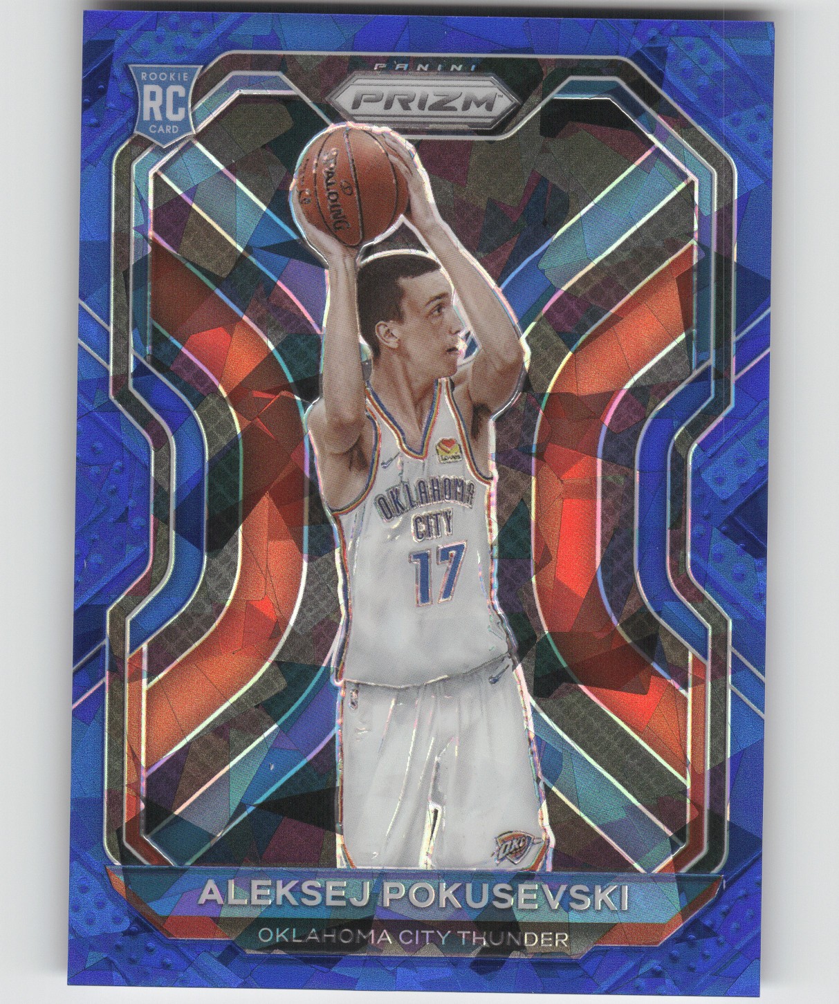 2020 Prizm Aleksej Pokusevski #264 Blue Ice Prizm RC 111/125