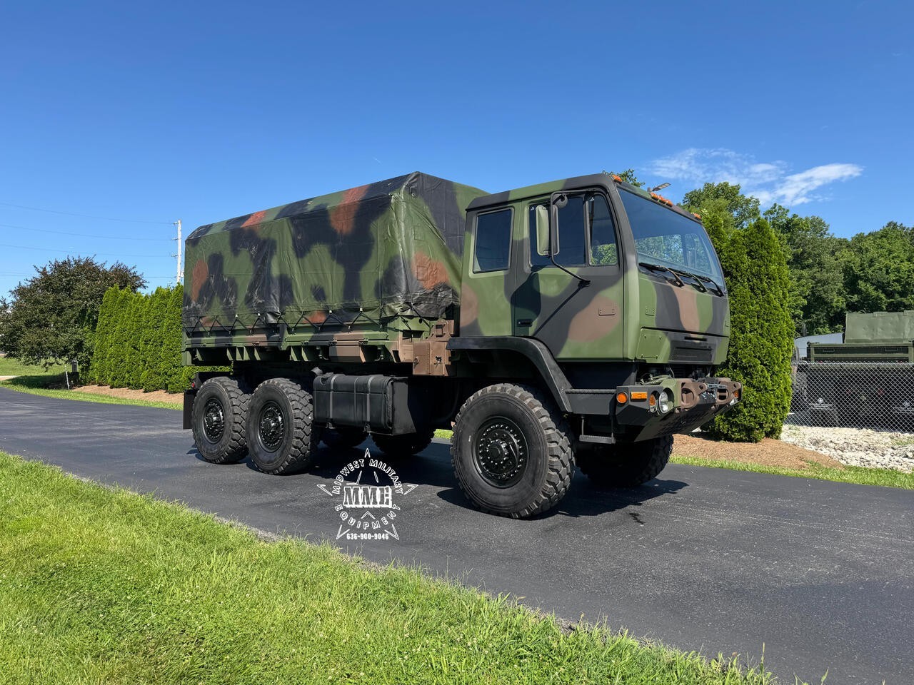 2011 BAE Systems Caiman MTV 6x6 10 Ton Cargo Truck W/ Air Conditioning