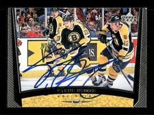 1998-99 Upper Deck 42 Steve Heinze signed auto JKAU1 BXCP25
