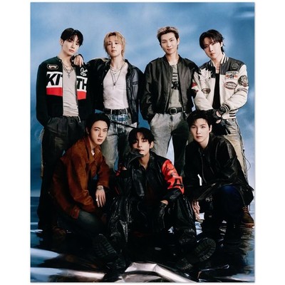 BTS Group Kpop Members Fashion Photoshoot 2024 Idol Poster