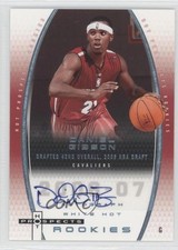 2006-07 Fleer Hot Prospects Rookies White Hot 12/15 Daniel Gibson #96 Auto 0f6