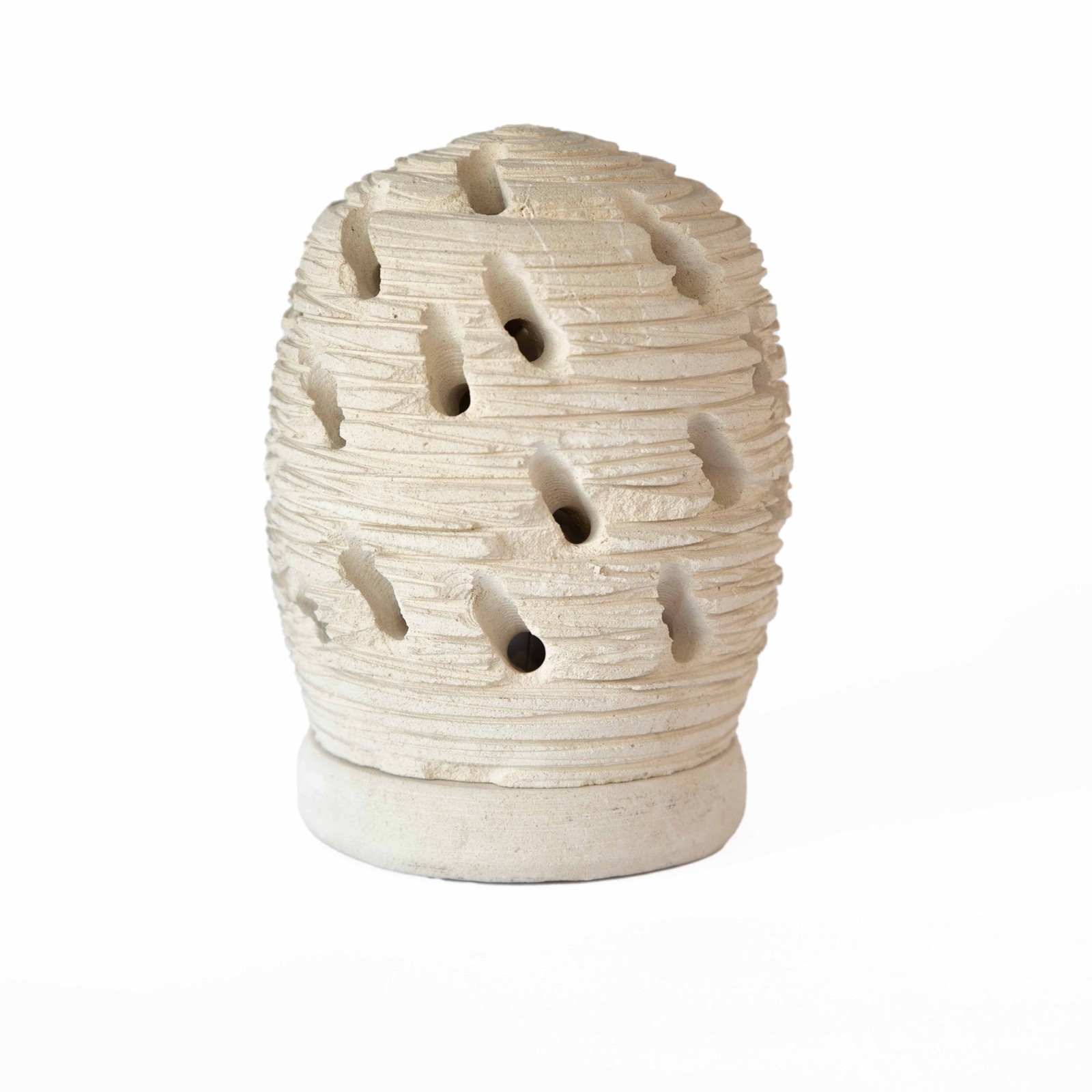 Lampada da terra tavolo PIGNA SPAZZOLATA Piccola Pietra Leccese 19 x 14 cm