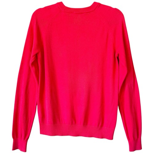 Tilii Jumper Teen Girls Size 16 Red Knit Long Sleeve Knit French Bulldog Motif - Picture 2 of 15