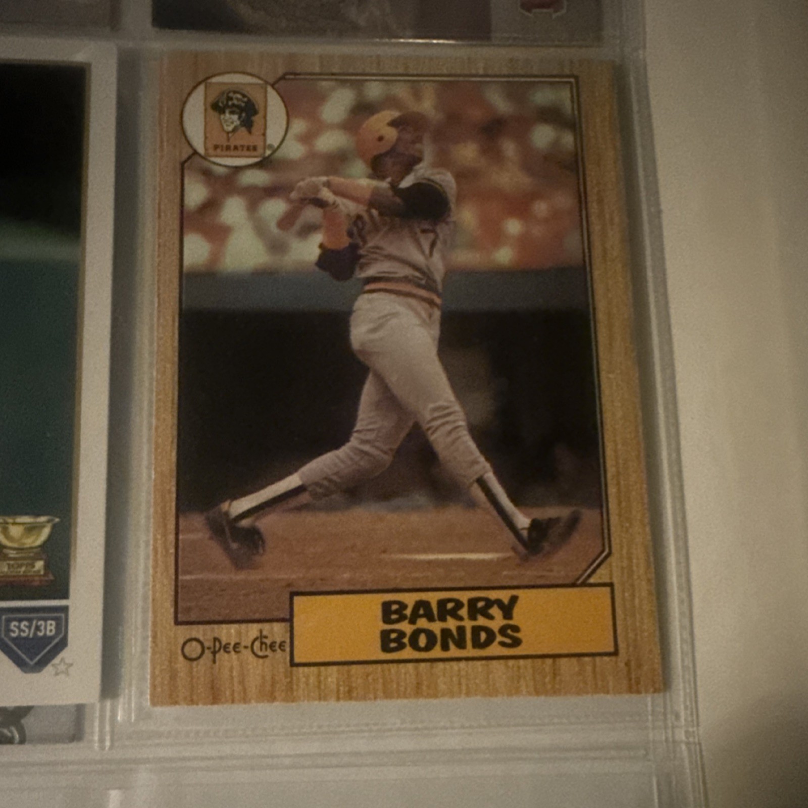 O-Pee-Chee 1987 Barry Bonds #320 Pittsburgh Pirates MLB Baseball Card