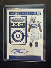 2019 Panini Contenders Rookie Ticket Auto Ben Banogu #222 Colts
