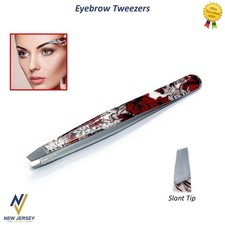 Eyebrow Tweezers Best Slant Tip Precision Hair Tweezer for Men  Women Pro