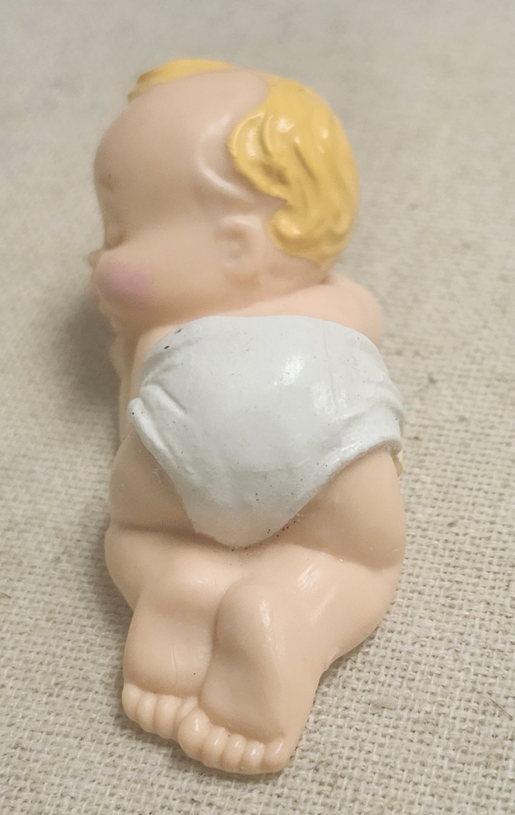 1990s GALOOB Magic Diaper Babies Crawling Sleeping Baby Vintage Toy Doll Figure