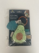 Itzy Ritzy Avocado Plush Pal Infant Baby Toy  Silicone Teether