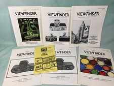 Leica Historical Society Camera History LOT 6 VIEWFINDER Journals 3 CATALOGS