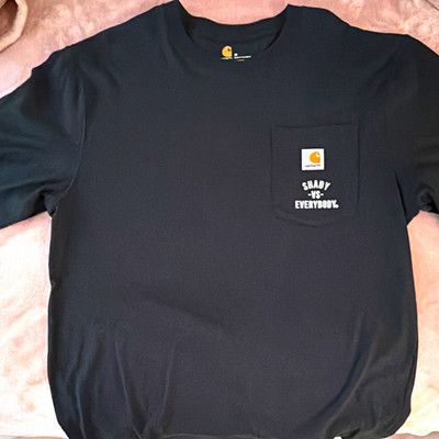 Carhartt Slim Shady Eminem Marshall Mathers Black Long Sleeve Crew Size M