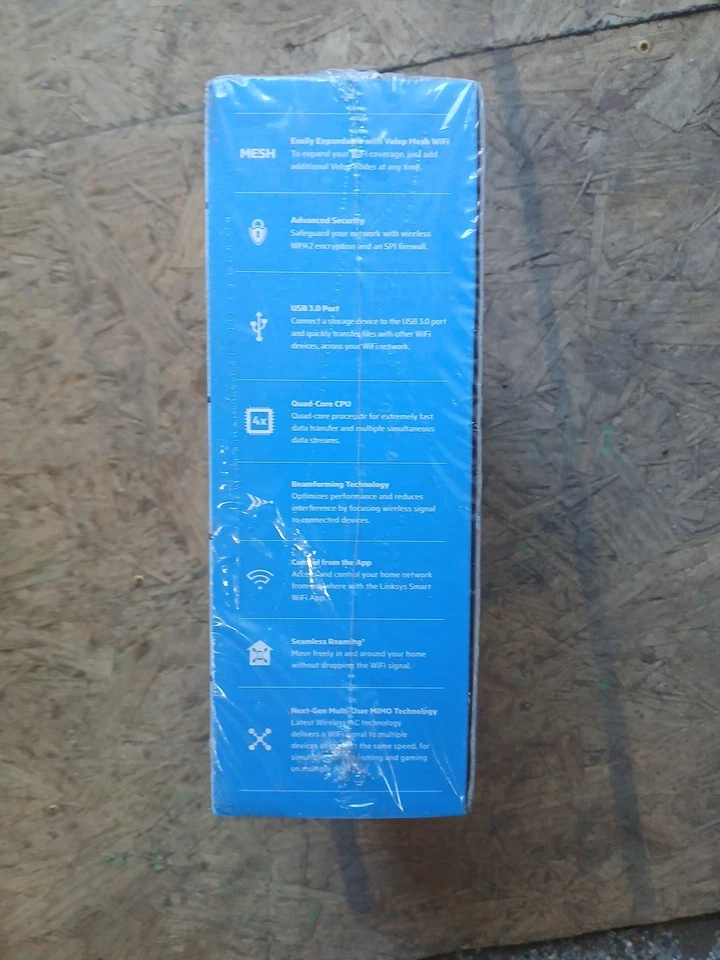 Brand New In Box Never Opened Linksys Max-stream Dual Band Mesh WiFi 5 Router. - Image 2 of 4