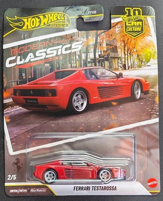 Hot Wheels - Premium - Ferrari Testarossa - Modern Classics - Car Culture - Neu