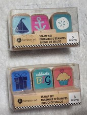 hampton art stamp 2- Set3 Pcs,, Birthday Nautical