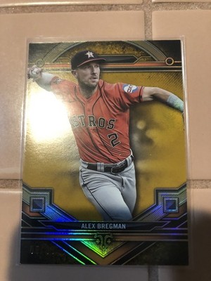 2024 Topps Triple Threads ALEX BREGMAN #153 Astros Red Sox GOLD Numbered /99