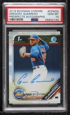2019 Bowman Chrome Prospects Gregory Guerrero #CPA-GG PSA 10 GEM MT Auto 0nr3