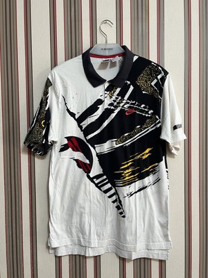 NIKE Challenge Court French Open 1993 R. Krajicek Tennis Shirt Top