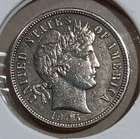 1905-S Barber Dime  XF  Or Better Silver Item N13K14