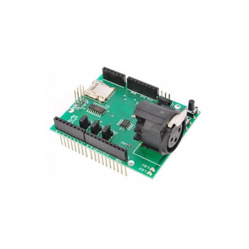 KIT Shield Arduino DMX 512 con connettore XLR e lettore microSD - Foto 1 di 4