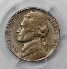 1947 Jefferson Nickel PCGS MS65