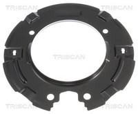 Triscan Ankerblech Spritzblech Hinten FüR BMW 3Er Touring F31 E91 E90 F30 F80