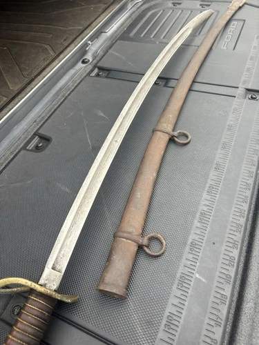 Original Ames Civil War Sword And Scabbard