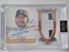 2024 Topps Dynasty Julio Rodriguez Patch Auto 05/10 Three Color Jersey Patch 🔥