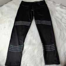 BCBGMAXAZRIA Black High Waisted Active Leggings Size Medium