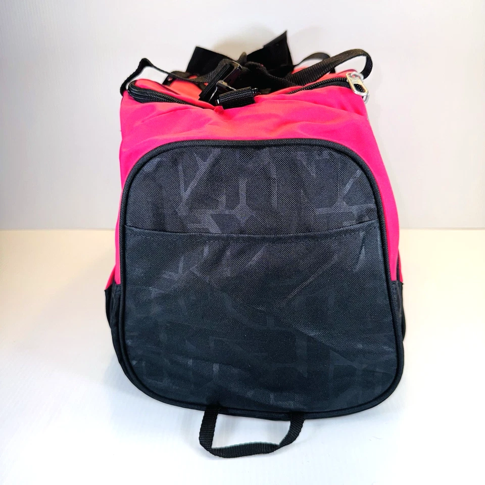 Bolso de Lona Ligero Para Mujer Nike Rosa y Negro con Bolsillo Exterior Ventilado Usado en Excelente Condición Foto 4 de 4