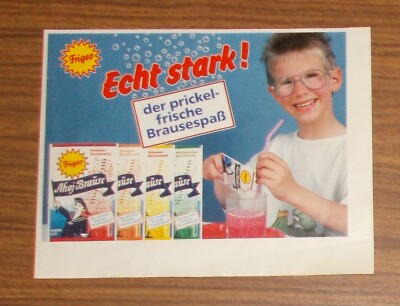 Rare Advertising Frigeo AHOJ SHOWER - The Sparkling Fresh Shower Fun 1987