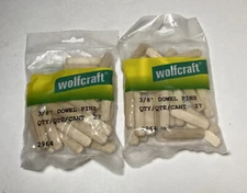 2 Packs Wolfcraft 2964 3/8" Dowels Pins