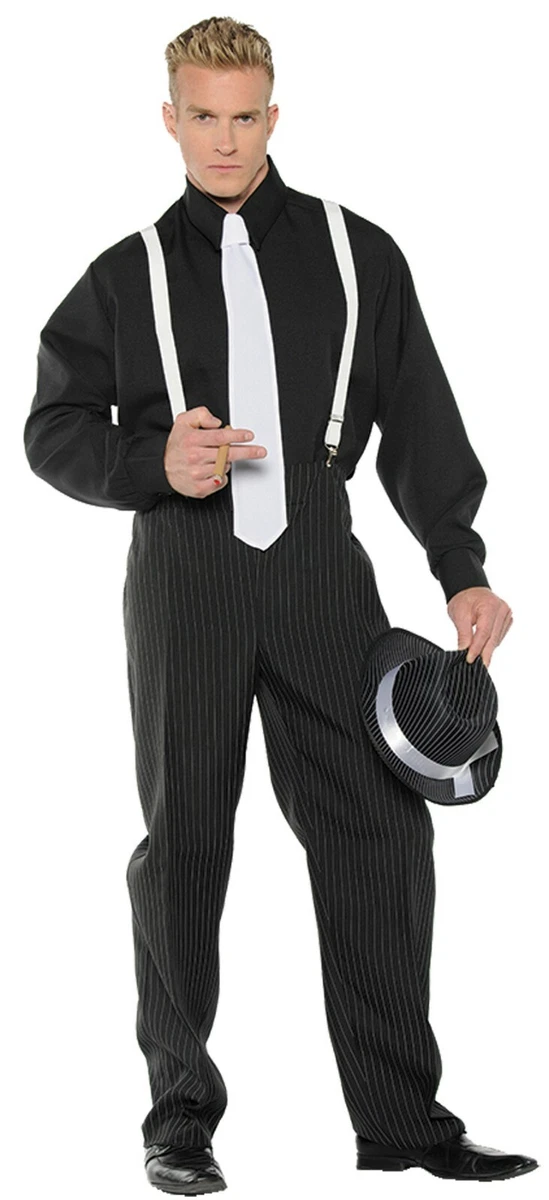 Fun Shack Déguisement Année 20 Homme, Deguisement Gangster Homme,  Deguisement Gatsby Homme, Déguisement Gatsby Homme, Gatsby Costume Homme,  Costume Carnaval Homme Taille L : : Mode