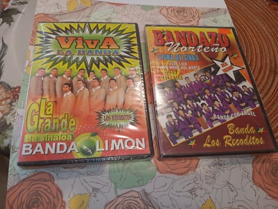 2 Dvds Banda El Limon,/ Banda Los Recoditos Dvd Sellado   Musica Mexicana