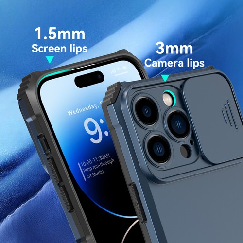 Funda rígida resistente a prueba de golpes con soporte para iPhone 14 Pro Max Plus cubierta blindada - Imagen 27 de 60
