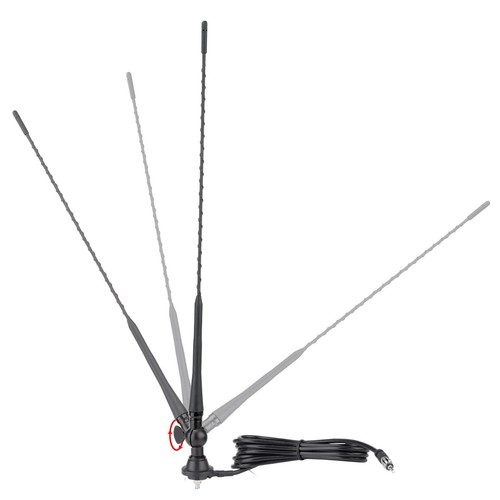 DAB/FM/AM Universal 50cm Car Truck Rubber Antenna Stainless Steel Rubber Design - Picture 7 of 8