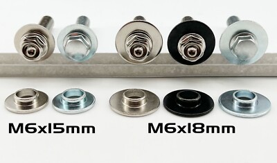 M6 Shoulder Collar Washer packs Suzuki Yamaha Kawasaki Honda Dirt