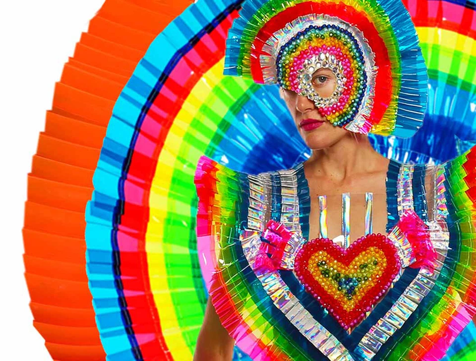 Tela de vinilo de plástico transparente tintado calibre 30 48" de ancho se vende por yarda Foto 2 de 3