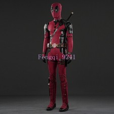 Deadpool 3 Wade Wilson Cosplay Costume Full Set Accessories Halloween Suit Gift