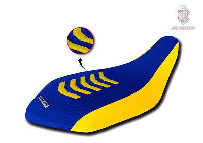 Yamaha Yfm Raptor 700 JN-Design Sitzbezug Anti-Rutsch Blau & Gelb